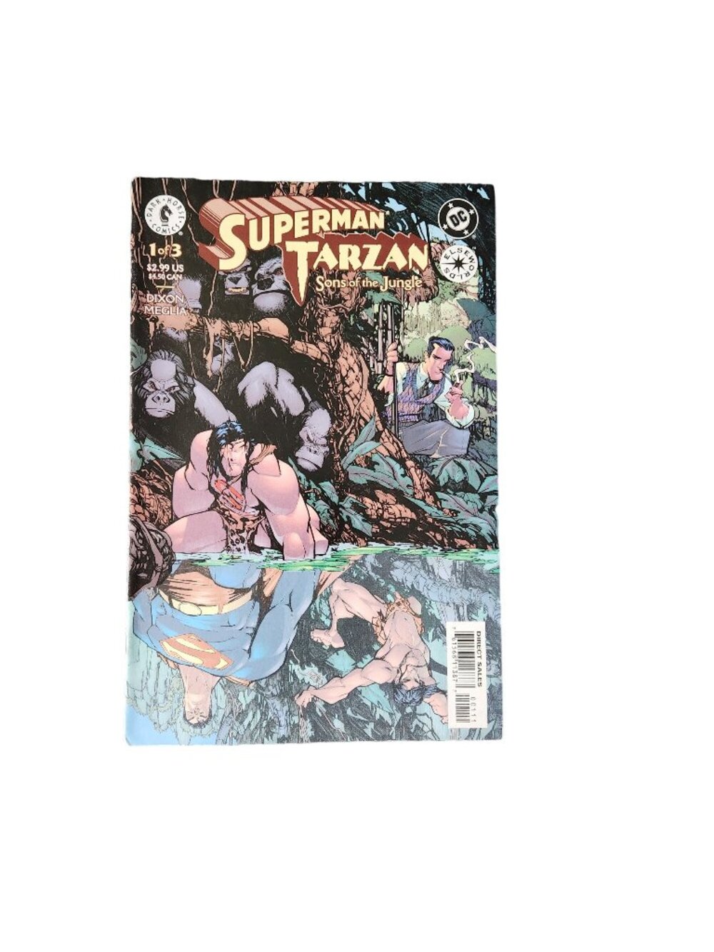 Dark Horse DC Superman Tarzan #1 2001 Comic Book Collector Bagged Boarded